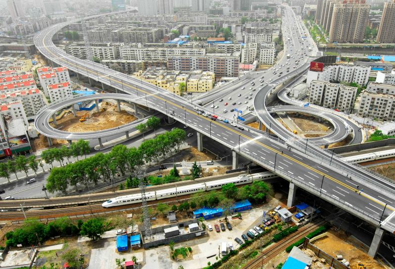 郑州京广快速路跨铁路立交工程